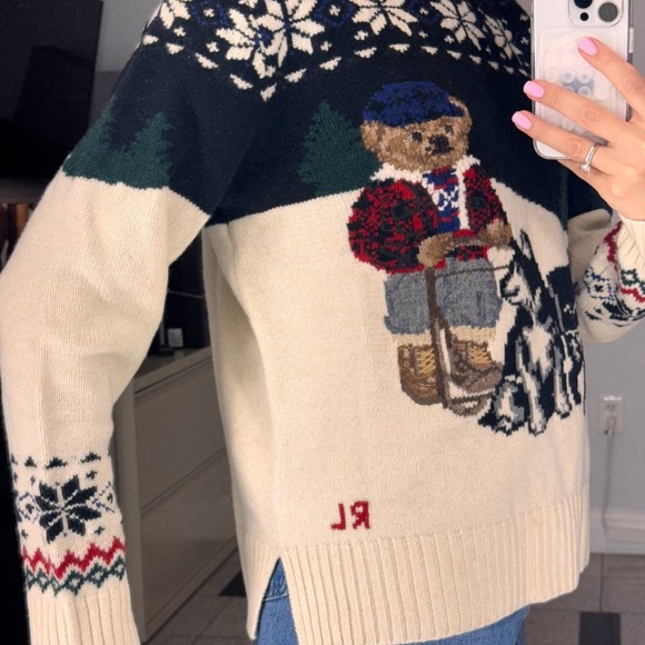 Sweater Ralph Lauren with bear - Picture 2 of 11